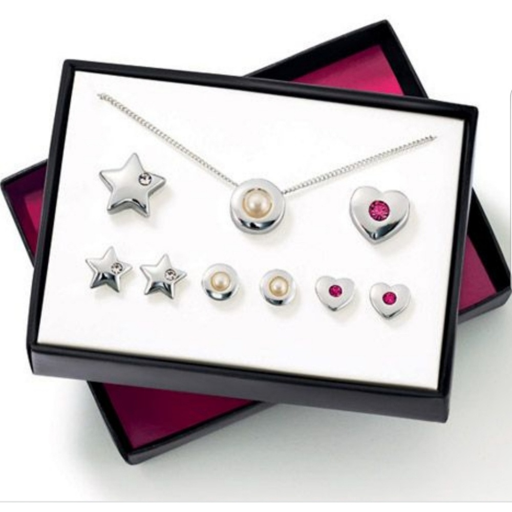 Interchangeable Necklace & Earrings 6pc Gift Set - Picture 4 of 4